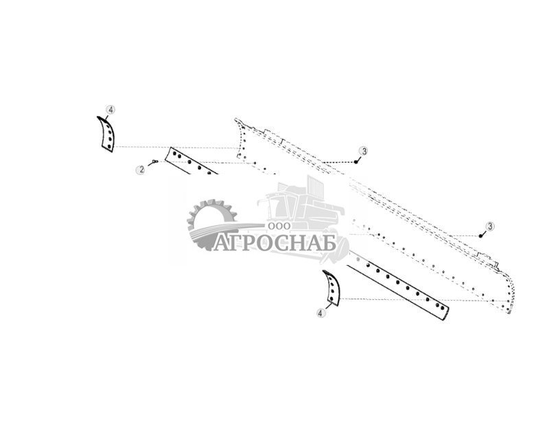 Отвал (14 футов X 24 дюйма X 78 дюйма), режущие кромки (58 дюйма X 6 дюймов) с крепежными деталями 58 дюйма - ST787350 685.jpg